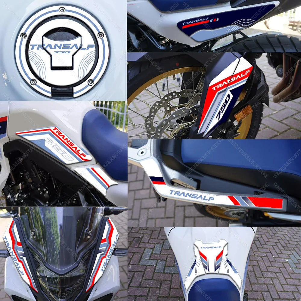 Resin Tank Sticker für Honda Transalp